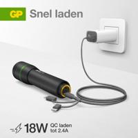 GP GPCBCY1NGYUSB313 USB-laadkabel USB 2.0 USB-A stekker, Apple Lightning stekker, USB-micro-B stekker, USB-C stekker 1.00 m Grijs - thumbnail