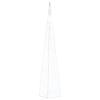 Lichtkegel decoratief LED 90 cm acryl koudwit - thumbnail