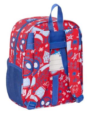 Schoolrugzak Spider-Man Rescue Blauw Rood 22 x 27 x 10 cm
