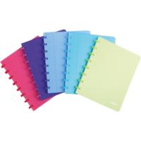 Atoma Trendy schrift, ft A5, 144 bladzijden, PP, commercieel geruit, geassorteerde kleuren - thumbnail