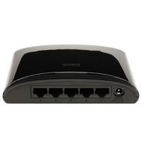 D-Link DES-1005D/E DES-1005D 5‑Port Fast Ethernet Unmanaged Desktop Switch (kunststof, 5 poorten, zwart), 5 Ports, zwart - thumbnail