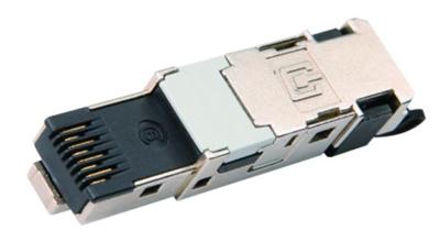 Telegärtner 100007491 STX V6 RJ45-stekker Stekker, recht Aantal polen: 8P8C Meerdere kleuren 1 stuk(s)