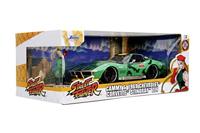 JADA TOYS Street Fighter 1969 Chevrolet Corvette Stingray ZL1 met Cammy White figuur Kant-en-klaar model Personenauto (model) - thumbnail