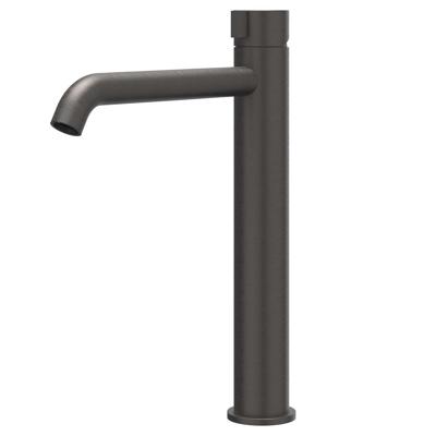 Wastafelkraan IVY Tribe Model L Coldstart RVS316 Geborsteld Carbon Black PVD IVY