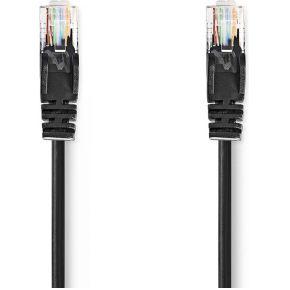 CAT5e-Kabel | U/UTP | RJ45 Male | RJ45 Male | 1.00 m | Rond | PVC | Zwart
