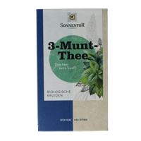 3 Munt-thee bio 18 Zakjes - thumbnail
