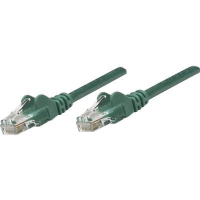 Intellinet 318990 RJ45 Netwerkkabel, patchkabel CAT 5e U/UTP 2.00 m Groen 1 stuk(s)
