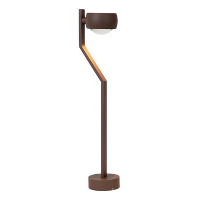 Lucide ESTAL - Sokkellamp - LED - 1x9W 2700K - IP54 - Roest bruin