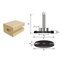 ENT Schijffrees met vaste spindel 40x3x54, Kolf 8mm, met lager 19mm - 7913971 - 7913971 - thumbnail