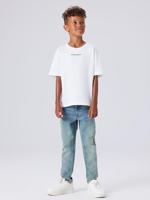 Skinny jeans voor jongens van NAME IT jeansblauw - thumbnail