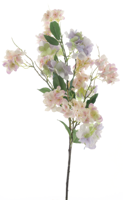 Nova Nature Wild hydrangea spray purple 90cm - thumbnail