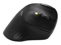 Draadloze muis - PORT Designs - 900719 TRACKBALL ERGO - Bluetooth & 2,4 GHz - Oplaadbaar - Zwart - thumbnail