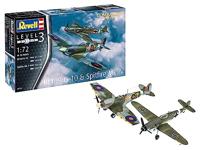 Revell 1/72 Messerschmitt BF109 G-10 & Spitfire Mk. V - thumbnail