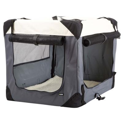 Honden-transportbox Journey, grijs/beige, Maat: 81x58x58 cm Honden-transportbox Journey, grijs/beige, Maat: 81x58x58 cm