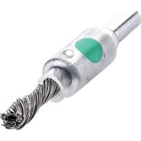 Lessmann Penseelborstel | d. 6 mm schacht 6 mm draaddikte 0,35 mm | RVS | 4500 min-¹ | 1 stuk - 451478 451478 - thumbnail