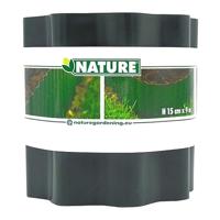 Groene polyethyleen gazonrand H15 cm * 9 meter - thumbnail