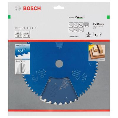 Bosch Accessoires Cirkelzaagblad expert for Wood 216x30x2.4/1.8x40 T - 2608644079