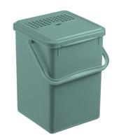 Rotho bio afvalemmer + actief koolfilter 9l mistletoe groen - thumbnail