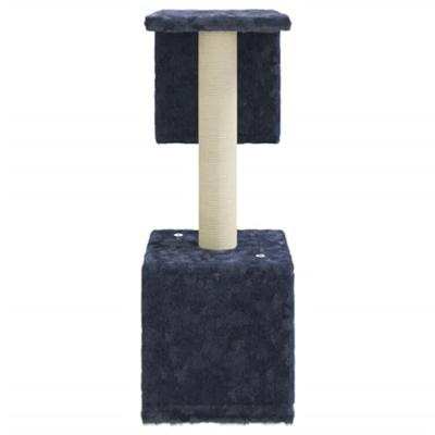 VidaXL Kattenmeubel met sisal krabpalen 60 cm donkergrijs
