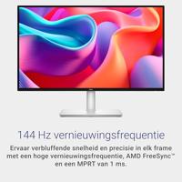 Dell 27 Plus USB-C Monitor - S2725DC, QHD (2560x1440), 144Hz, IPS, 1ms MPRT, AMD FreeSync, 99% sRGB, Hoogteverstelling, Ingebouwde Luidsprekers, 2 USB-C, DisplayPort, HDMI, 2 USB-A, 3 Jaar Garantie - thumbnail