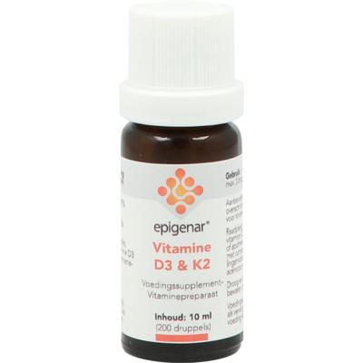 Epigenar Support Vitamine D3 En K2 Druppels 10ml Epigenar Support Vitamine D3 En K2 Druppels 10ml