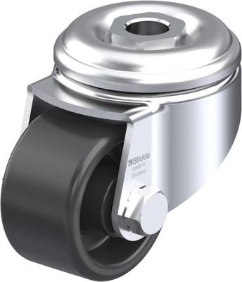 Blickle LKRA-POA 52G Zwenkwiel Wieldiameter: 50 mm Draagvermogen (max.): 120 kg 1 stuk(s) Blickle LKRA-POA 52G Zwenkwiel Wieldiameter: 50 mm Draagvermogen (max.): 120 kg 1 stuk(s)