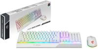 Toetsenbord en muis MSI Vigor GK30 Qwerty Spaans Wit - thumbnail