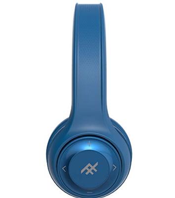 iFrogz Bluetooth over-ear hoofdtelefoon 'Aurora' met microfoon en ruisonderdrukking, blauw