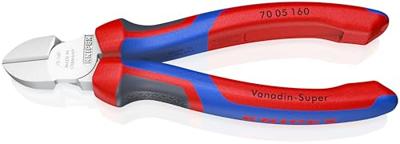 Knipex Zijsnijtang | 160 mm Lengte | Meer-Componentengrepen | Verchroomd - 70 05 160 SB - thumbnail
