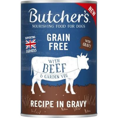 BUTCHER'S Original Recipe in gravy Beef - Nat hondenvoer - 400 g
