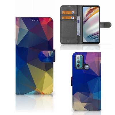 Motorola Moto G60 | Book Case | Polygon Dark Motorola Moto G60 | Book Case | Polygon Dark