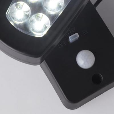 Searchlight WandlampSolar met los zonnepaneeltje - 67423BK-PIR