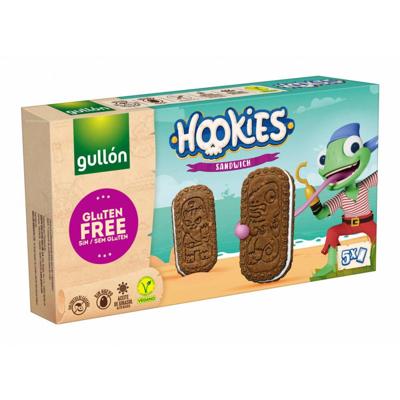 Gullon Hookies sandwich cookies glutenvrij 230 Gram Gullon Hookies sandwich cookies glutenvrij 230 Gram