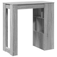 Bartafel met rekken 102x50x103,5 cm bewerkt hout grijs sonoma - thumbnail