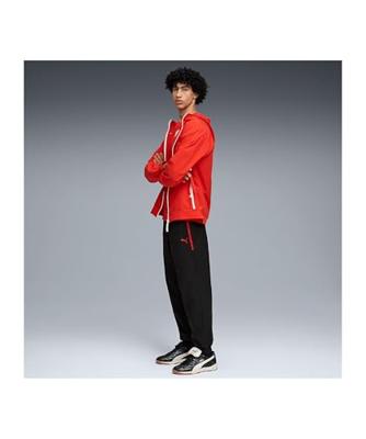 PUMA AC Milan Pumatech Trainingsbroek Woven 2025-2026 Zwart Rood PUMA AC Milan Pumatech Trainingsbroek Woven 2025-2026 Zwart Rood