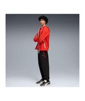 PUMA AC Milan Pumatech Trainingsbroek Woven 2025-2026 Zwart Rood - thumbnail