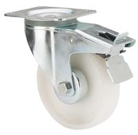 Rueda Ruedas Alex Wit Poliamix 170 kg draaibaar Ø 12,5 cm - thumbnail