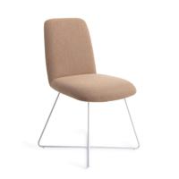 Jesper Home Eetkamerstoel 'Taiwa' Cross White, kleur Whisper Wheat - thumbnail