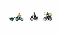 NOCH 15902 H0 Fietsers figuren Geverfd - thumbnail
