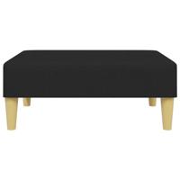 Voetenbank 77x55x31 cm stof zwart - thumbnail