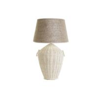 Bureaulamp DKD Home Decor Wit Bruin 50 W 220 V 42 x 42 x 70 cm - thumbnail