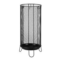 QUVIO Paraplubak mesh - Metaal - Zwart - thumbnail