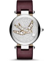 Horlogeband Marc by Marc Jacobs MJ1488 Leder Bordeaux 18mm - thumbnail