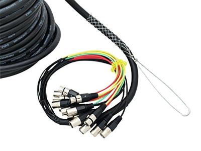 Omnitronic XLR/XLR Multicore kabel 30 m Aantal ingangen:12 x Aantal uitgangen:4 x