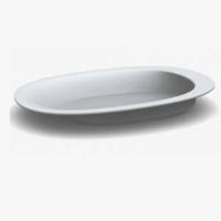 Henro bord | Ovaal bord met opstaande rand | Afmeting 28 x 20 cm | Met anti-slip dopjes | Aangepaste borden | PR65553 - thumbnail