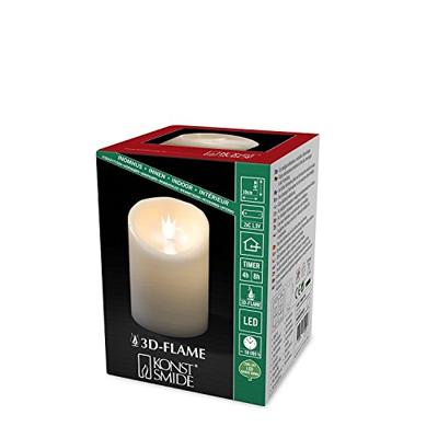 Konstsmide 1840-100 LED-kaars met echte was Wit Warmwit (Ø x h) 100 mm x 140 mm Konstsmide 1840-100 LED-kaars met echte was Wit Warmwit (Ø x h) 100 mm x 140 mm