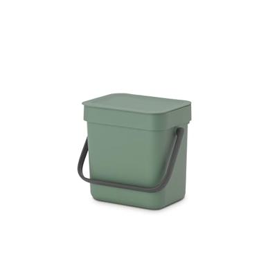 Brabantia Sort & Go Afvalbakje 3L Groen - thumbnail
