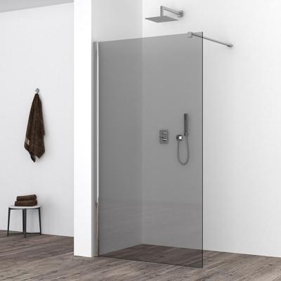 Wiesbaden Comfort Inloopdouche 120x200 cm Nano Rookglas Chroom