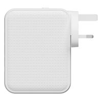 Targus HyperJuice 145W USB-oplader 140 W 1x USB-A, 3x USB-C Fast Charge Wit Binnen GaN - thumbnail