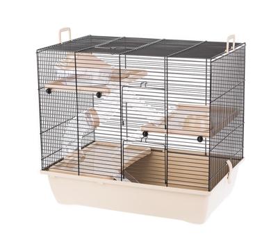 INTER-ZOO Pinky 3 Zinc Beige - kooi voor een hamster INTER-ZOO Pinky 3 Zinc Beige - kooi voor een hamster